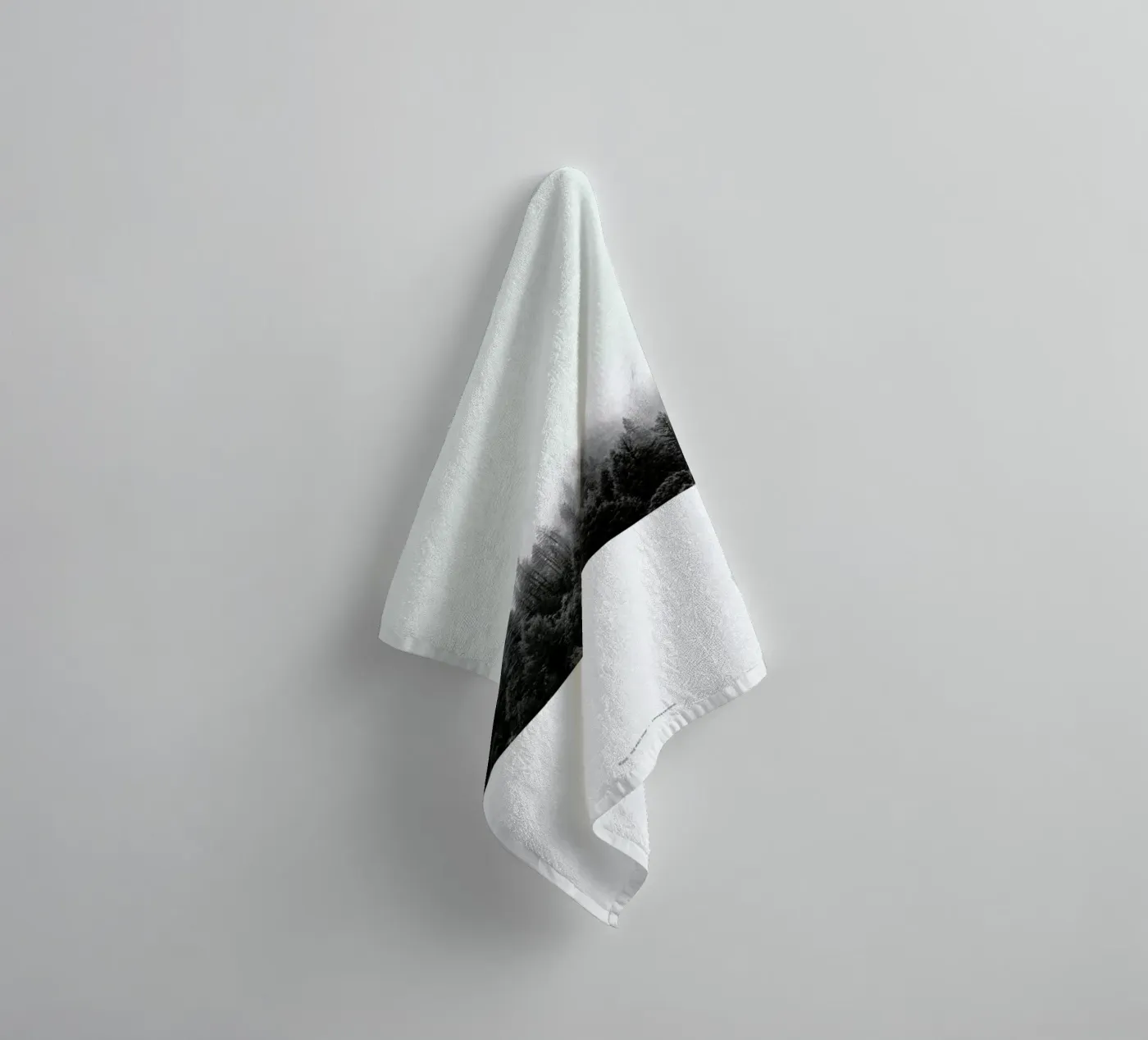 Fog badhanddoek van The Wall Shop