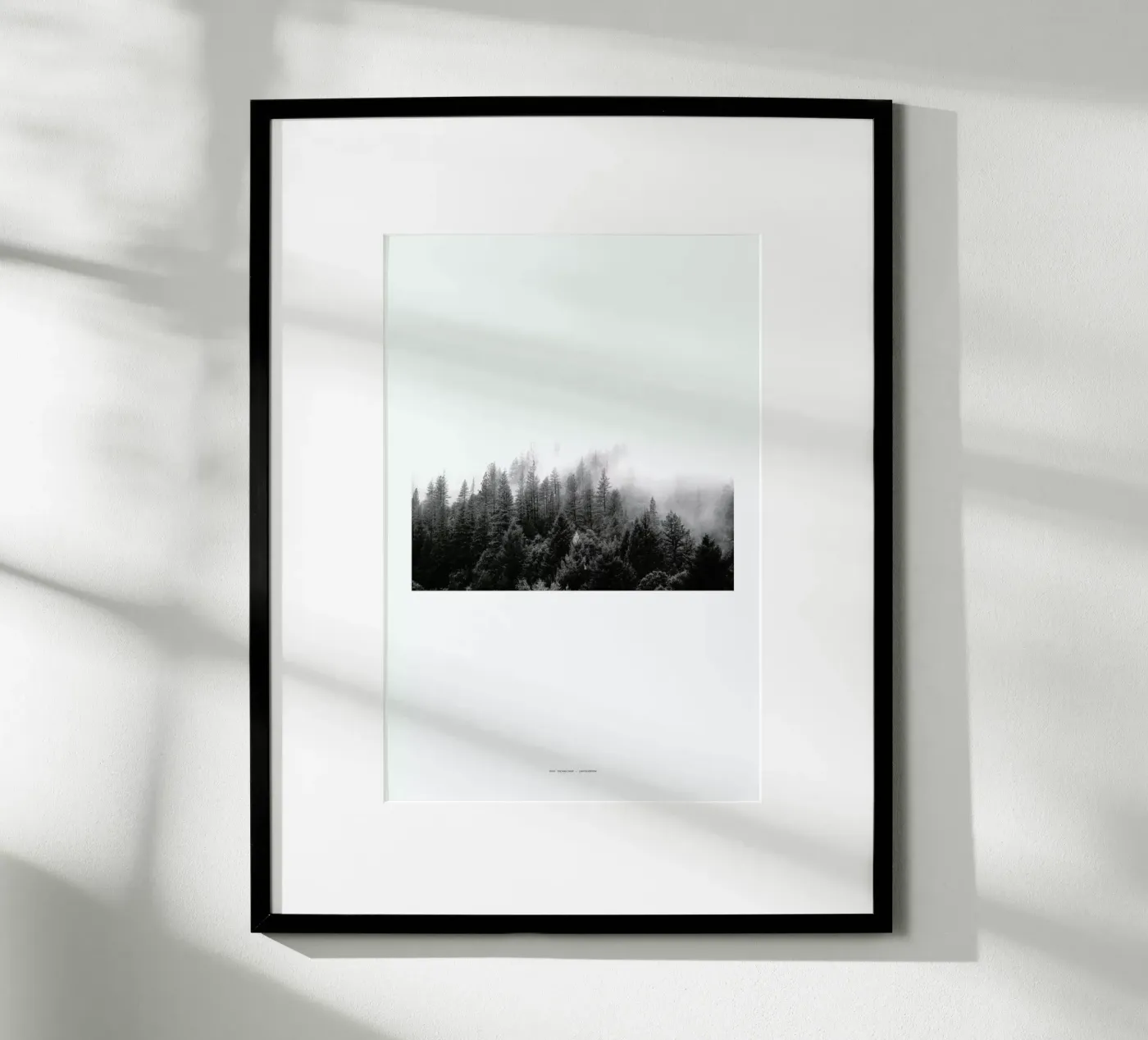Fog Poster von The Wall Shop