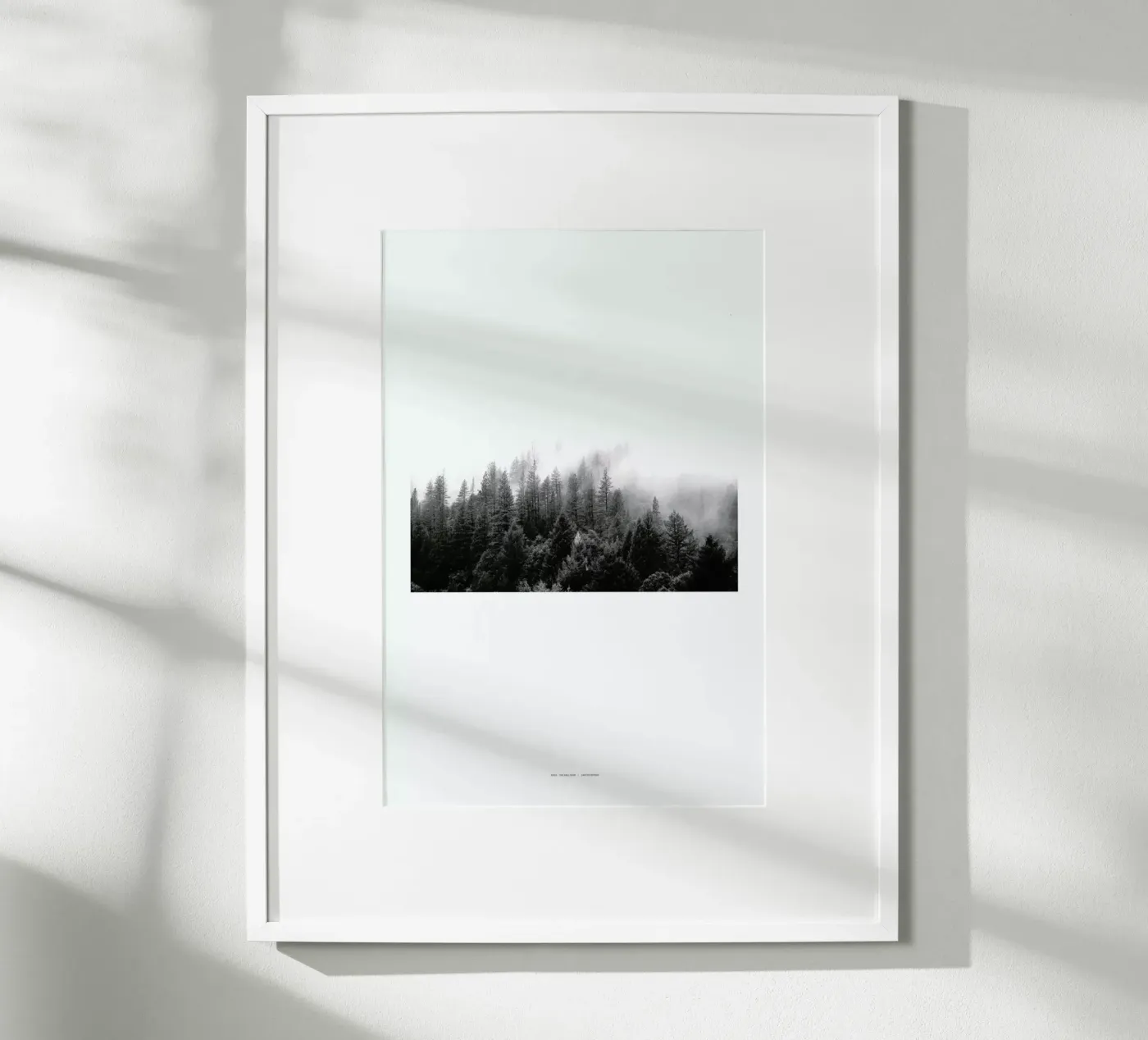 Fog Poster von The Wall Shop