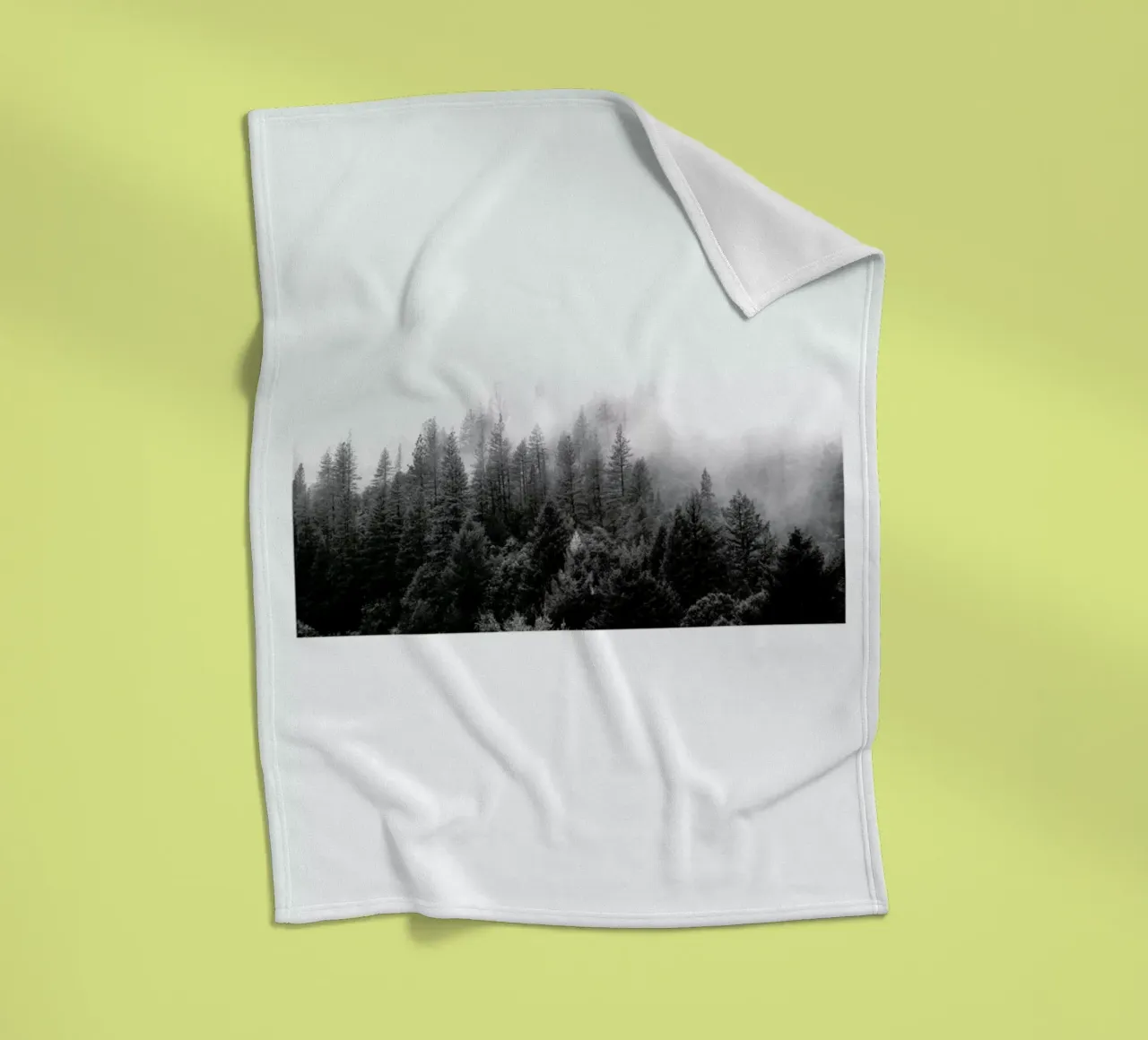 Fog Fleecedecke von The Wall Shop