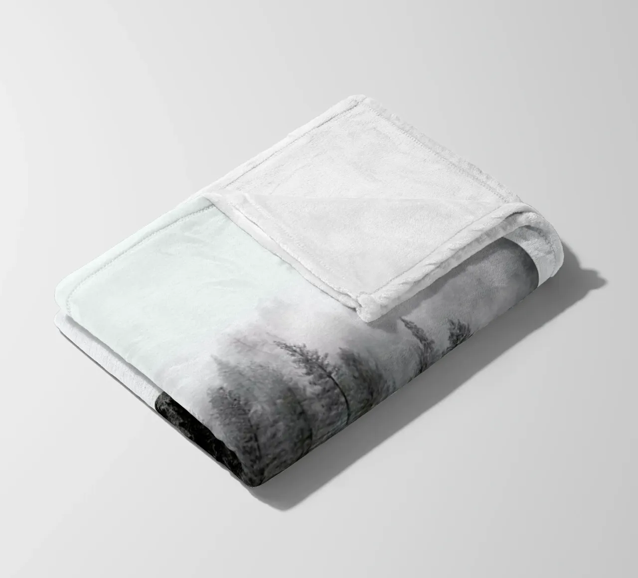 Fog Fleecedecke von The Wall Shop