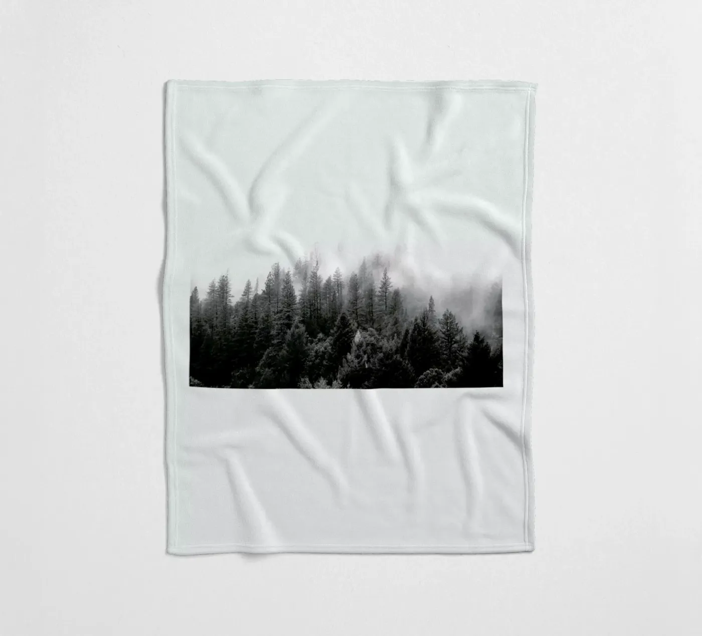 Fog Fleecedecke von The Wall Shop