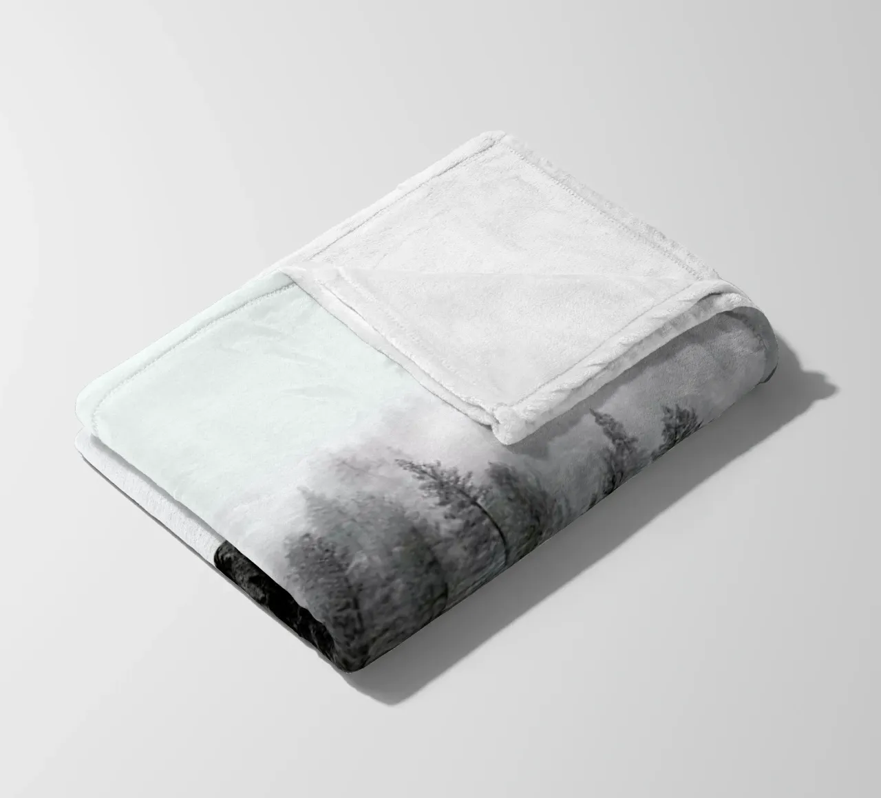 Fog Fleecedecke von The Wall Shop