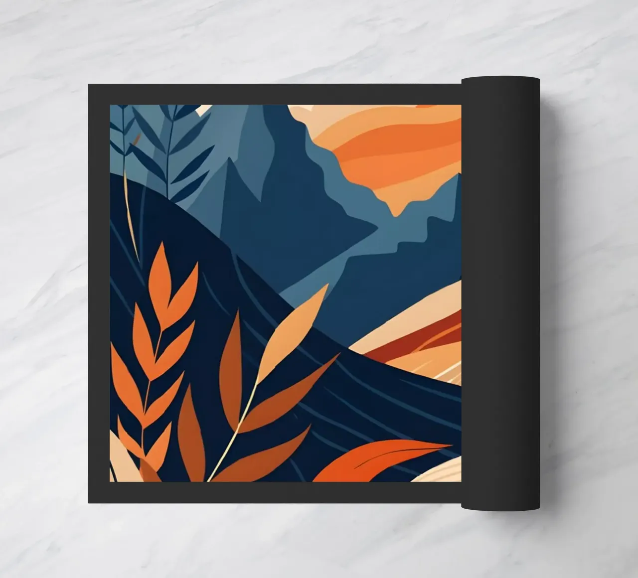 Tramonto nel deserto zerbino da Artistic-shop