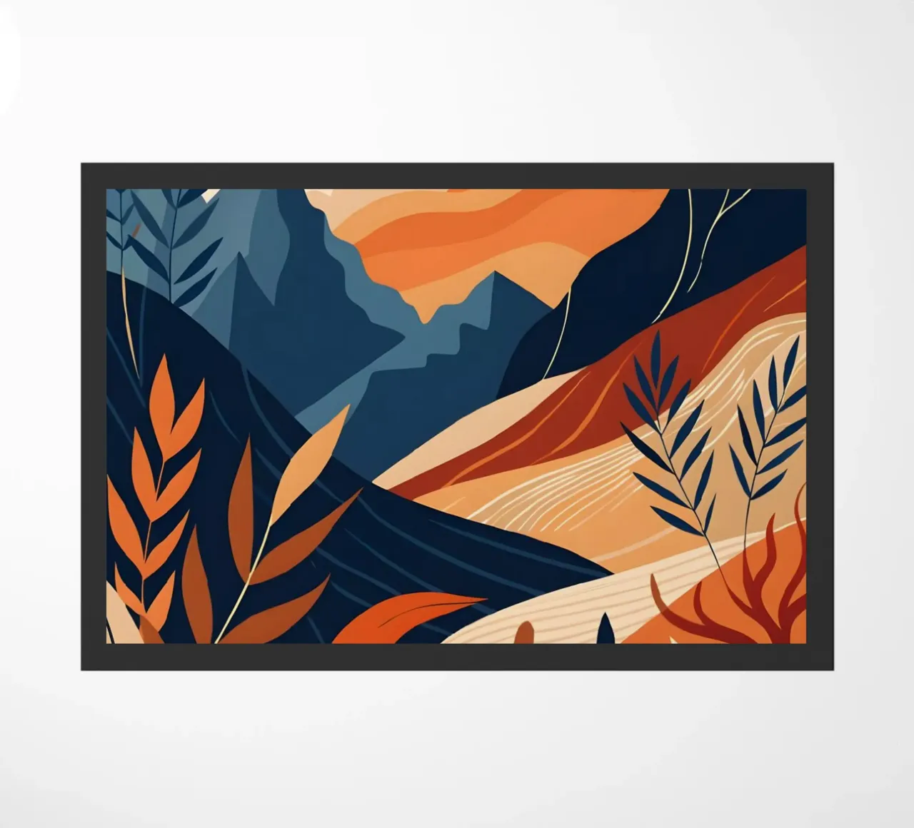 Tramonto nel deserto zerbino da Artistic-shop