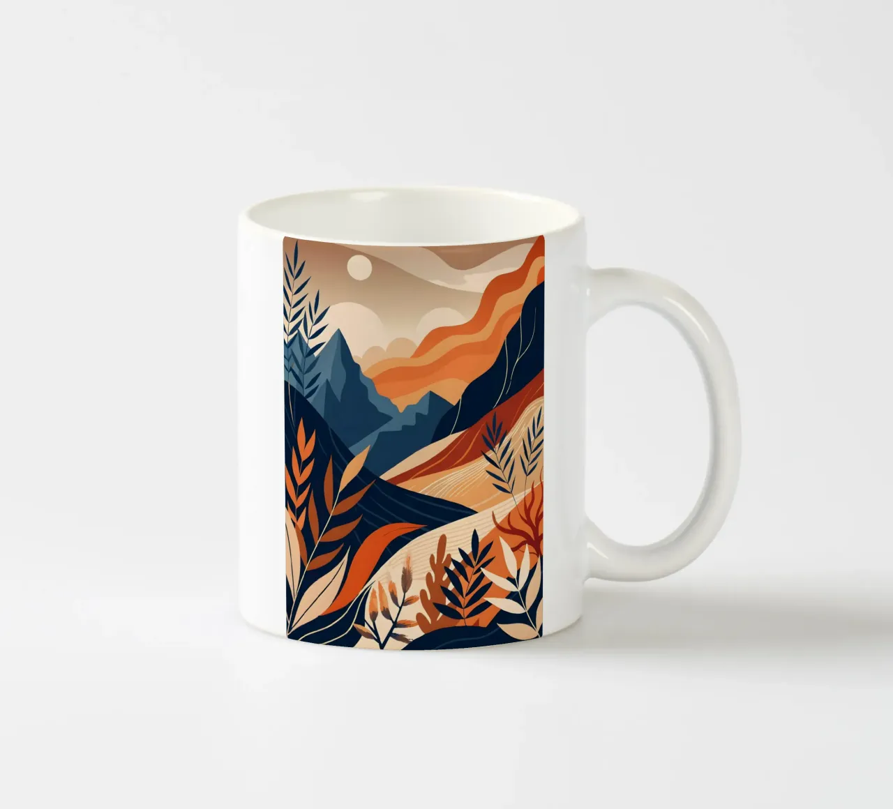 Tramonto nel deserto tazza in ceramica da Artistic-shop
