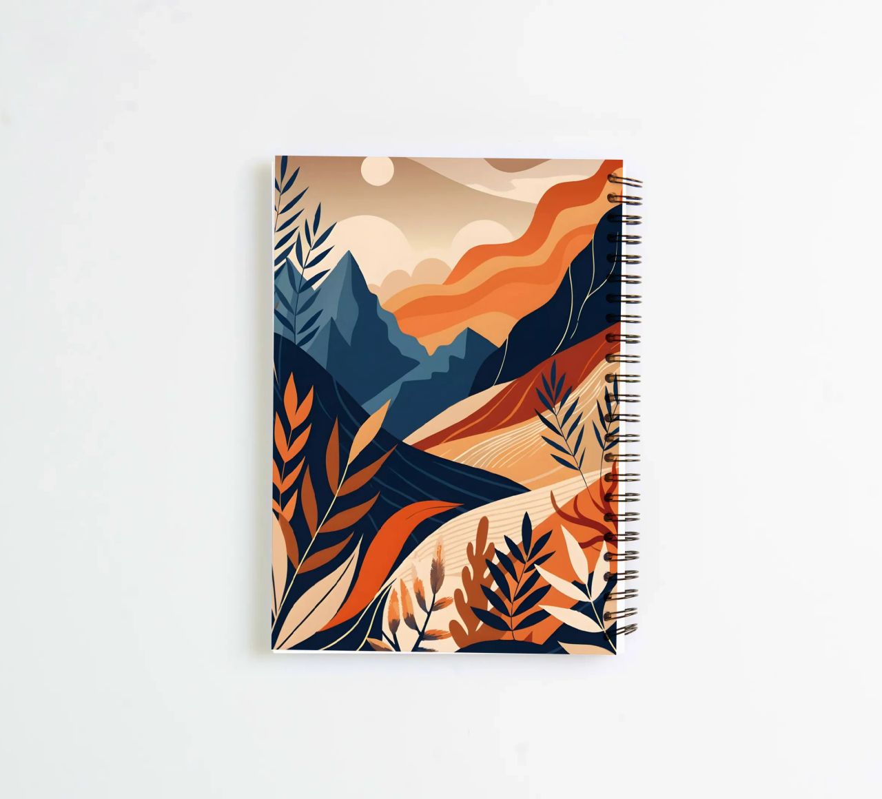 Atardecer en el desierto cuaderno de espiral de Artistic-shop
