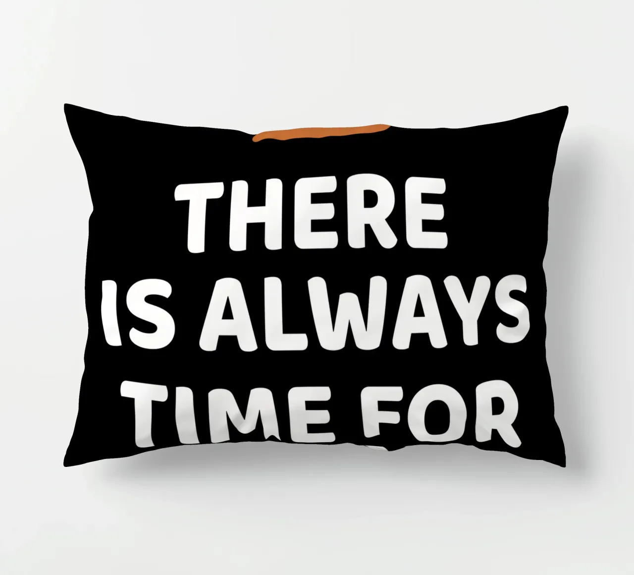 There is always time for pizza cuscino da baobabprintstore