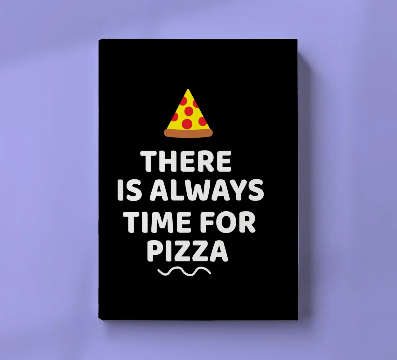 There is always time for pizza notebook by baobabprintstore