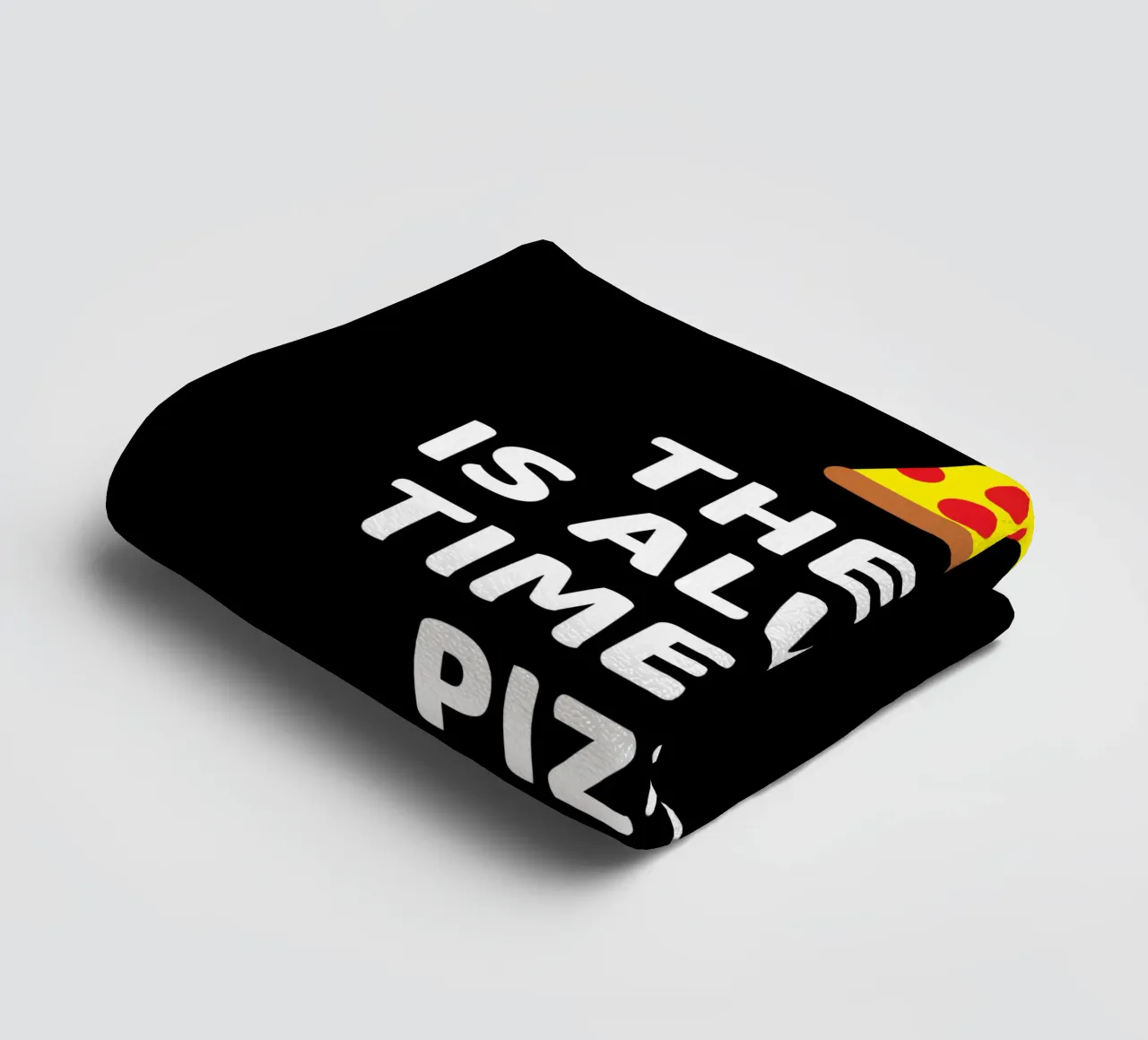 There is always time for pizza asciugamano da bagno da baobabprintstore