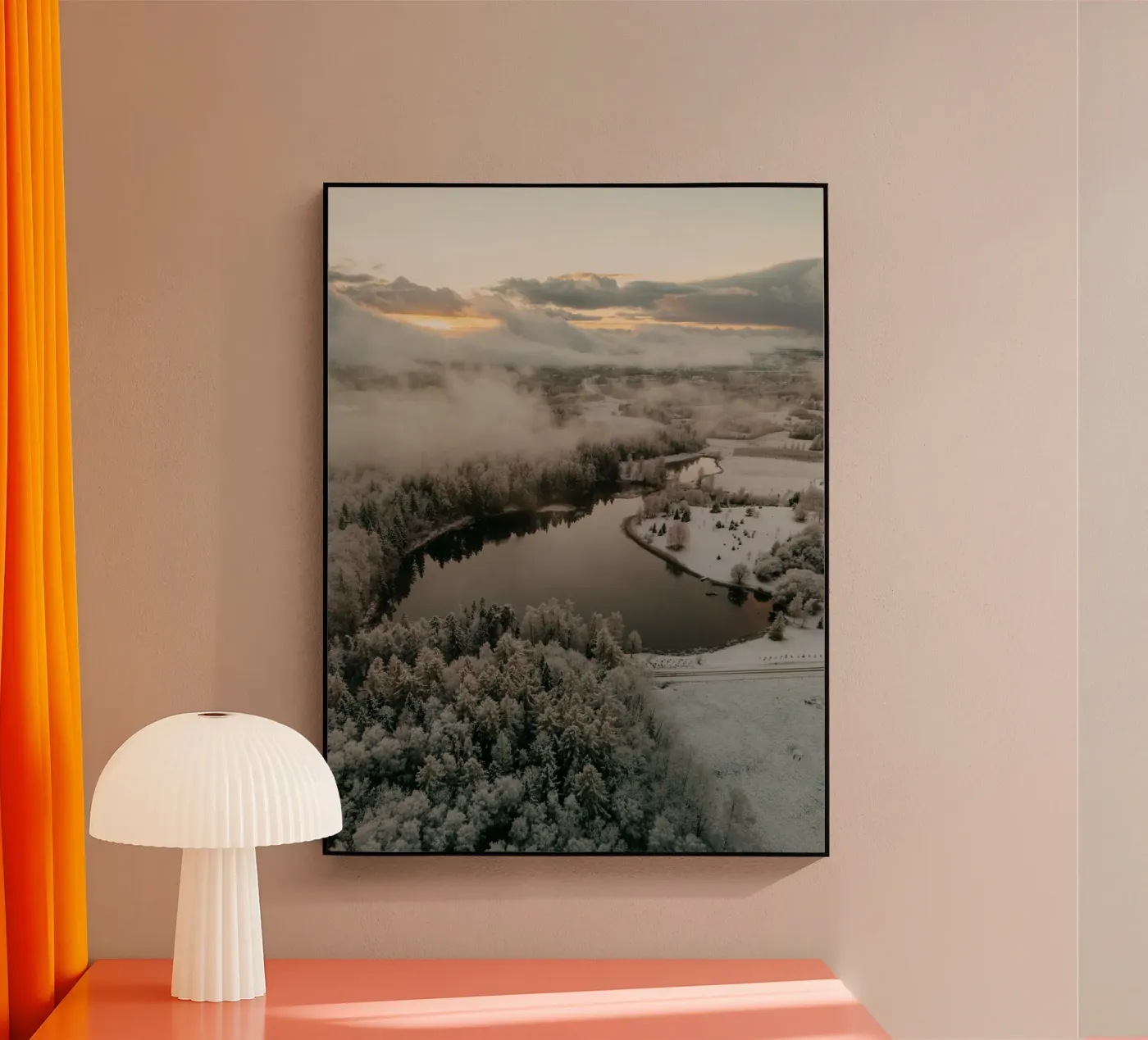 Forêts enneigées plexiglas de lesuki