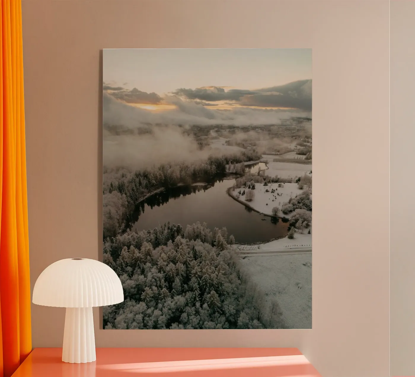 Forêts enneigées plexiglas de lesuki