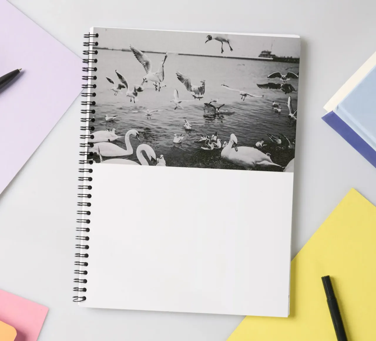The Half Poster spiral notebook by The Wall Shop