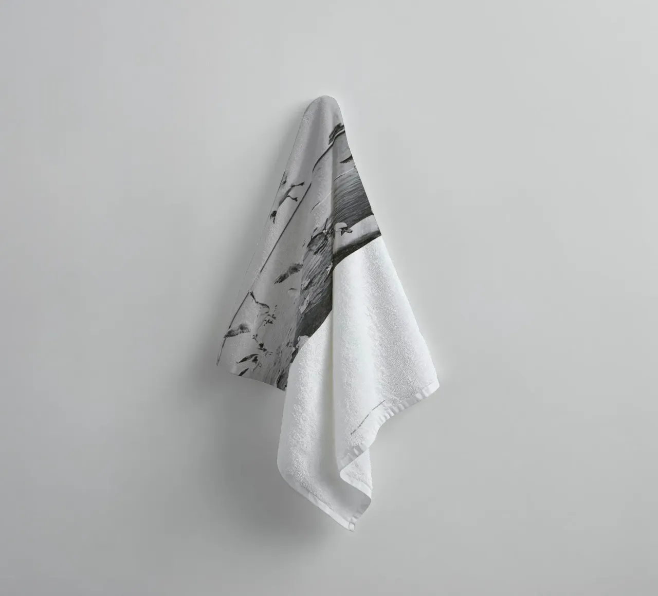 The Half Poster towel by The Wall Shop