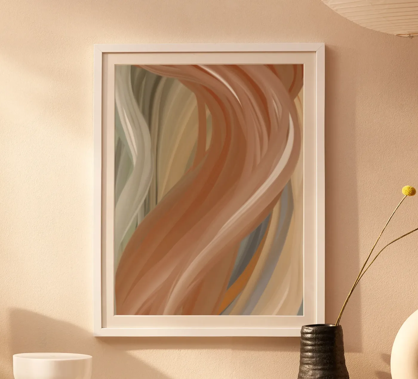 Flowing lines poster van Simplicity