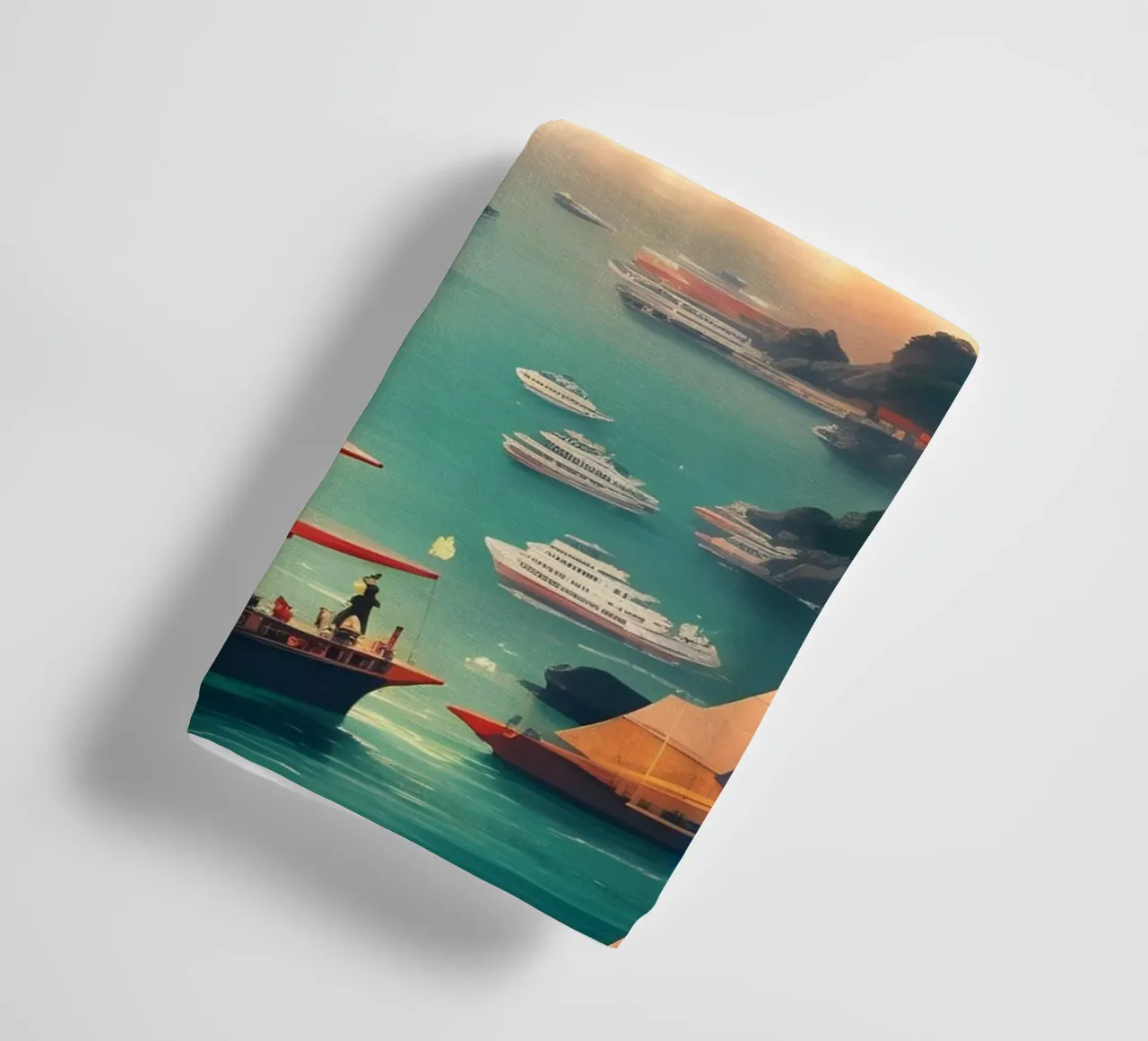 Paesaggio urbano di Hong Kong asciugamano da bagno da Charnwood Prints