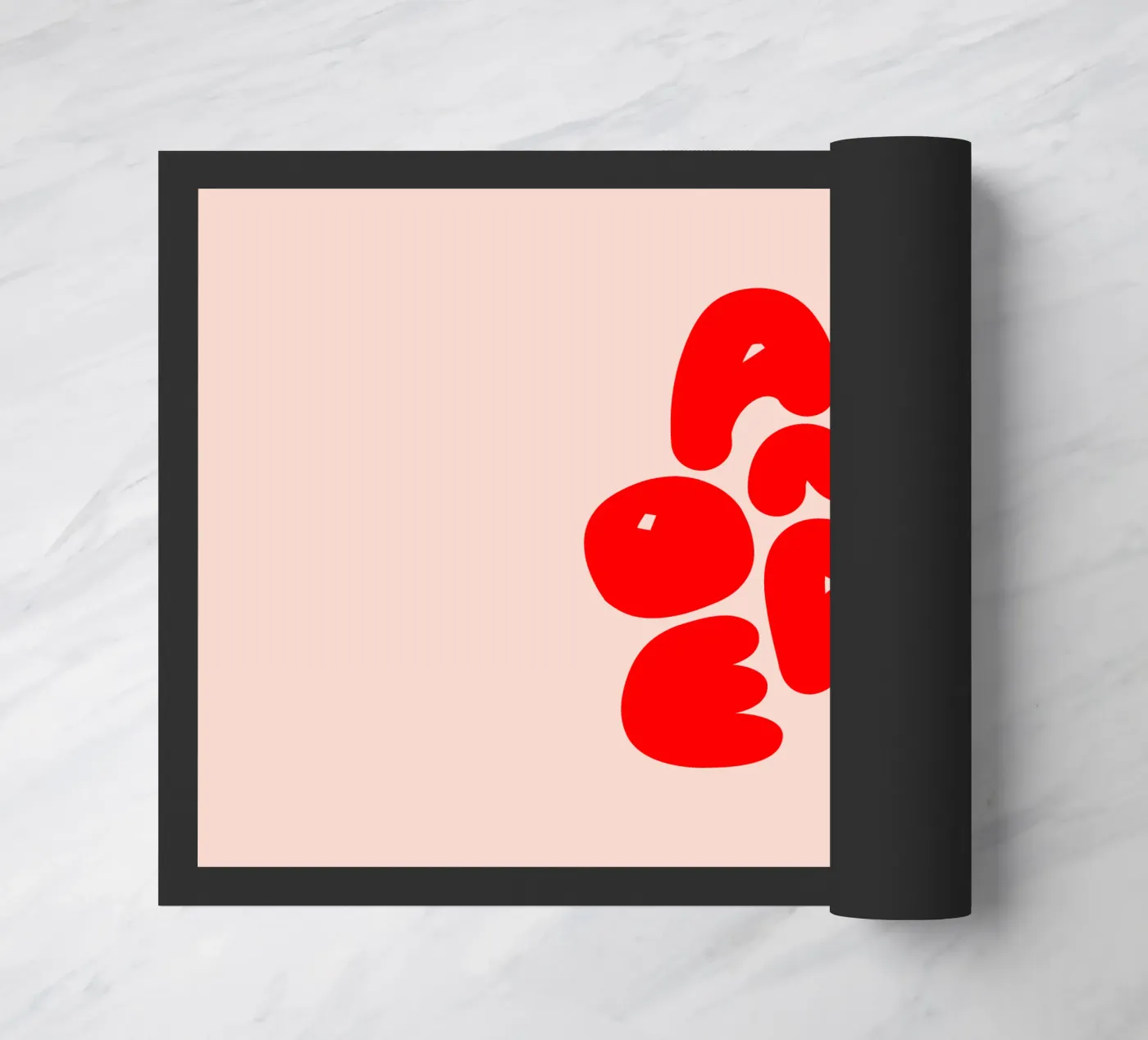 Amore Typography zerbino da Blisstype