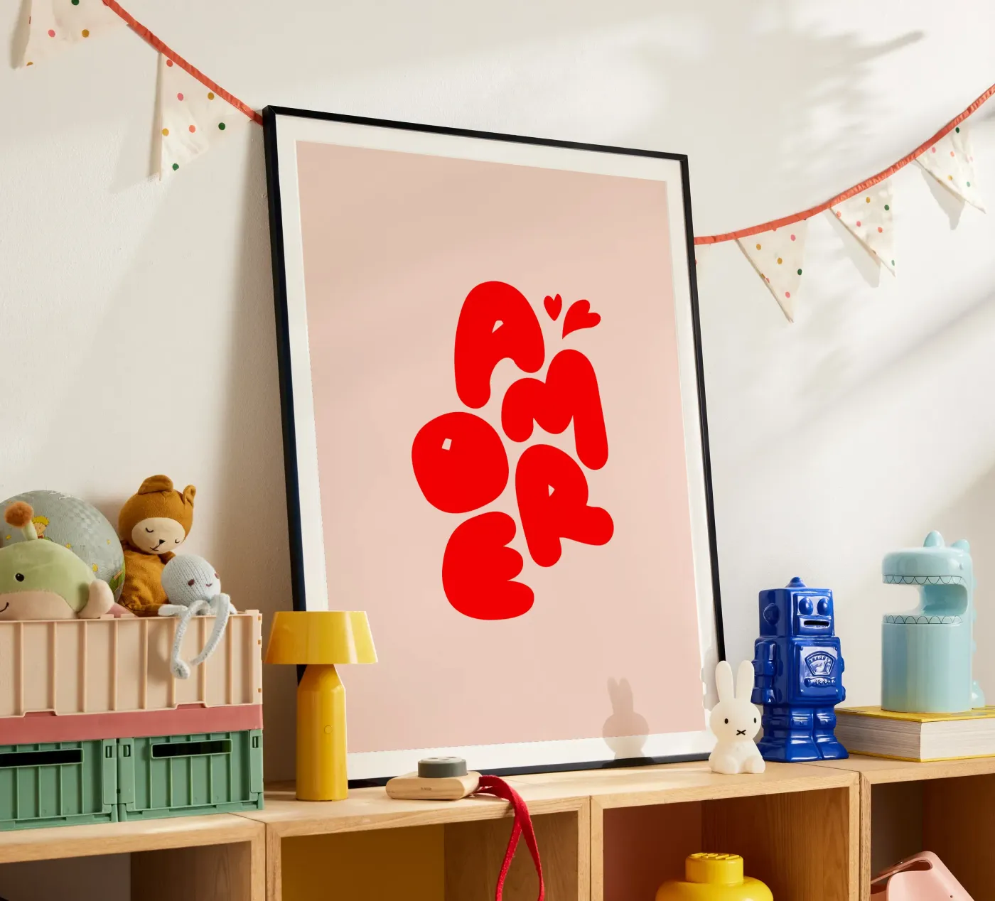 Amore Typography poster da Blisstype