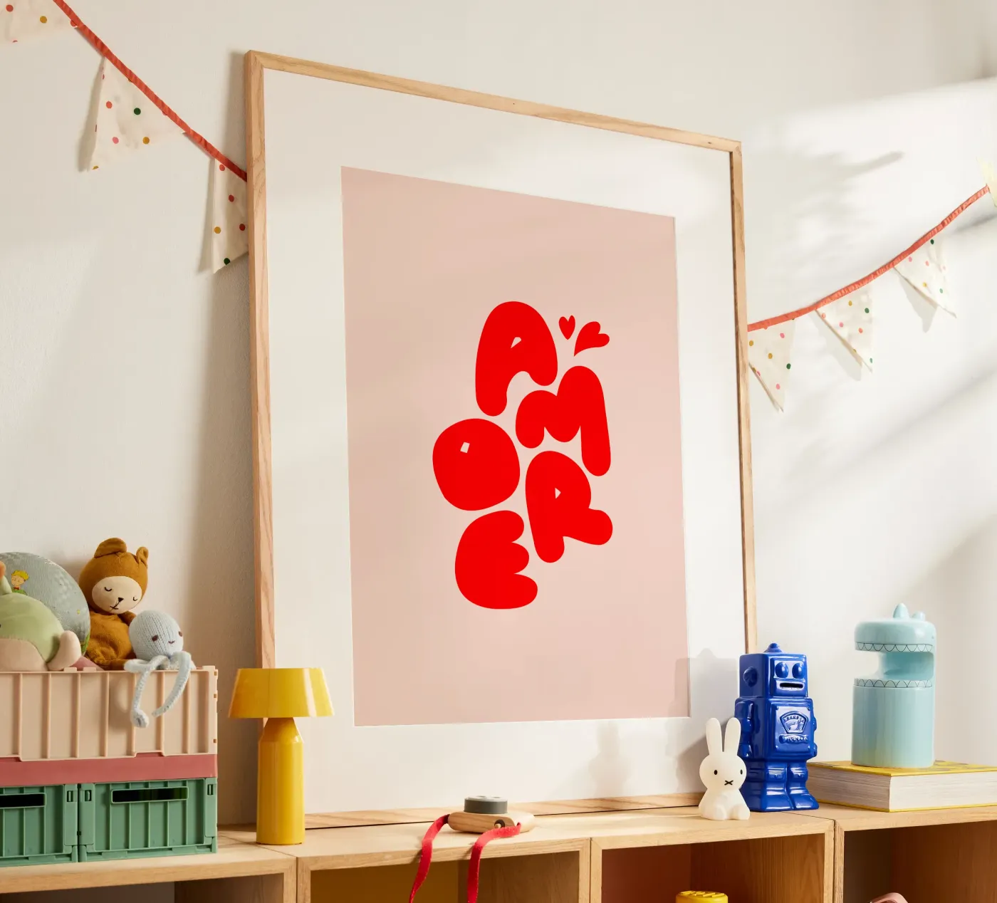 Amore Typography poster da Blisstype