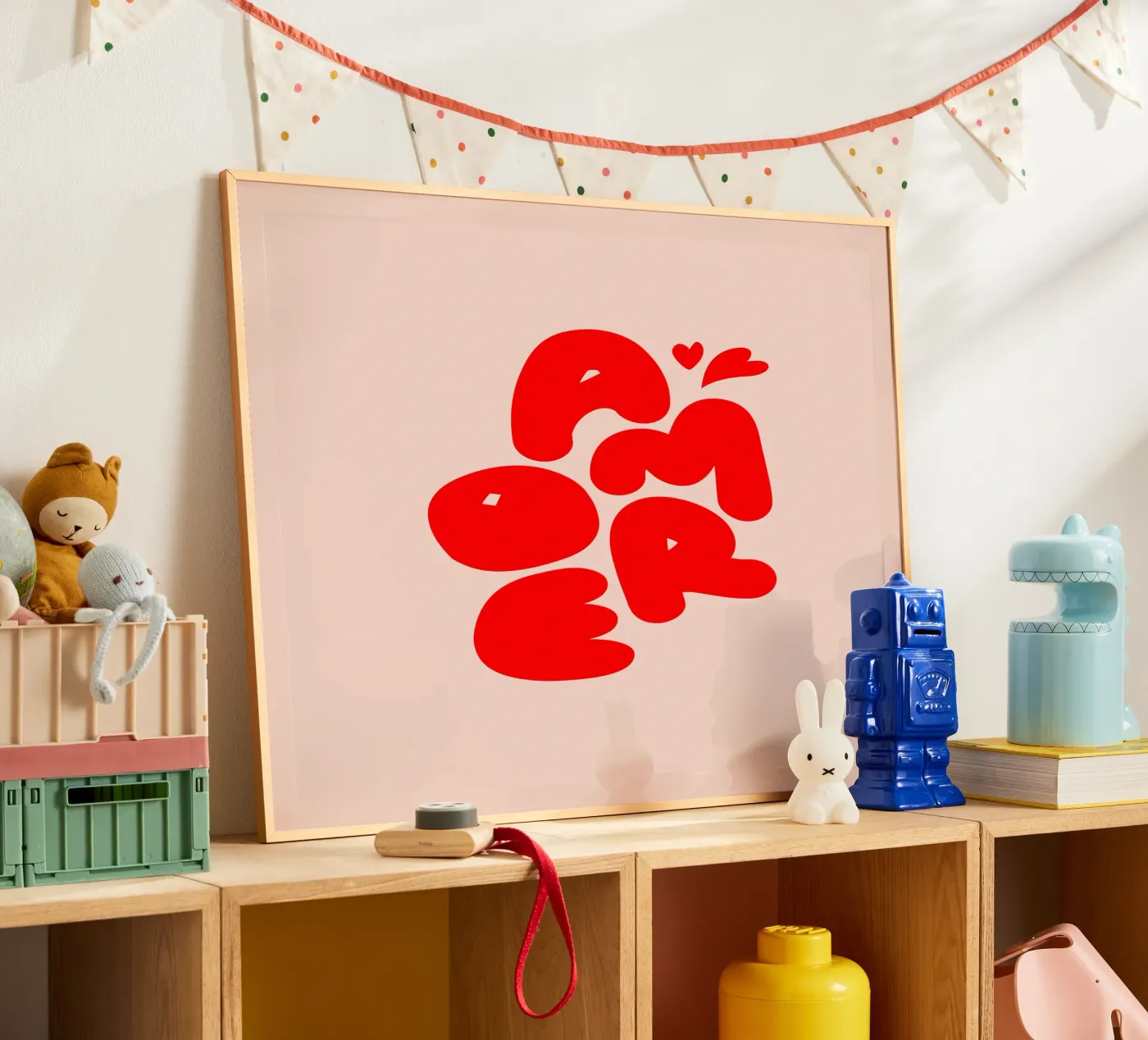 Amore Typography poster da Blisstype