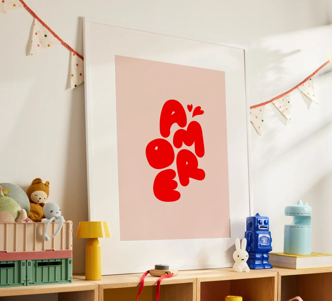 Amore Typography poster da Blisstype
