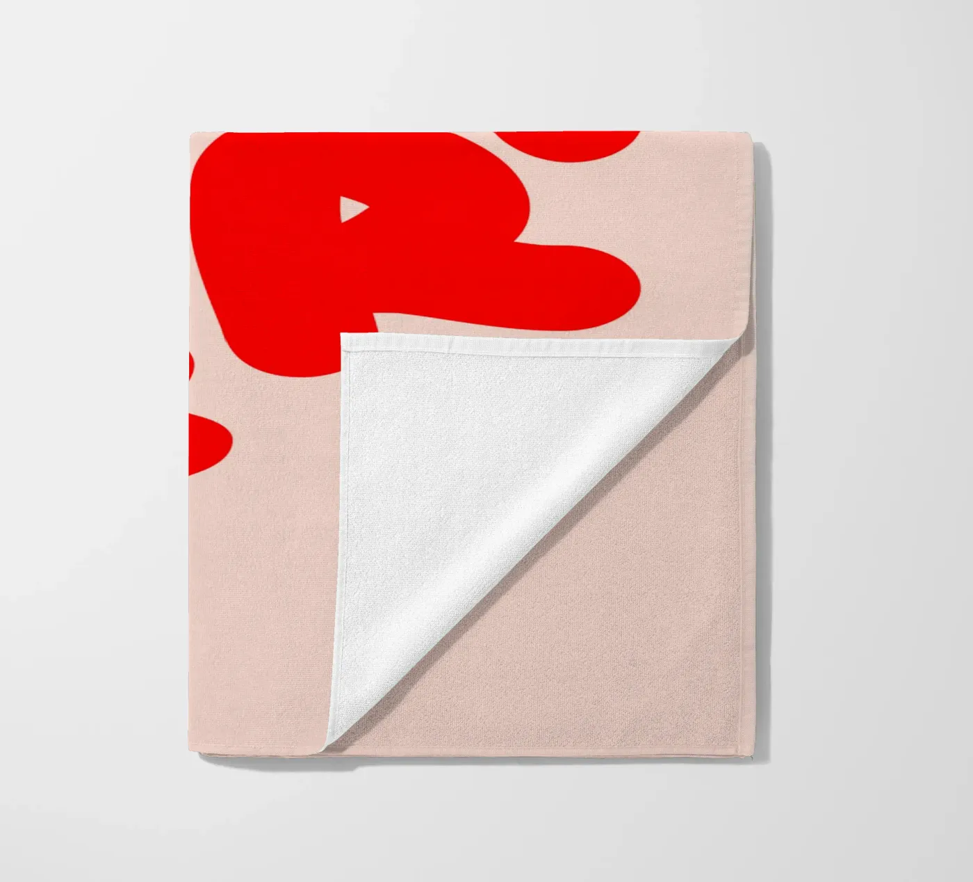 Amore Typography telo mare da Blisstype
