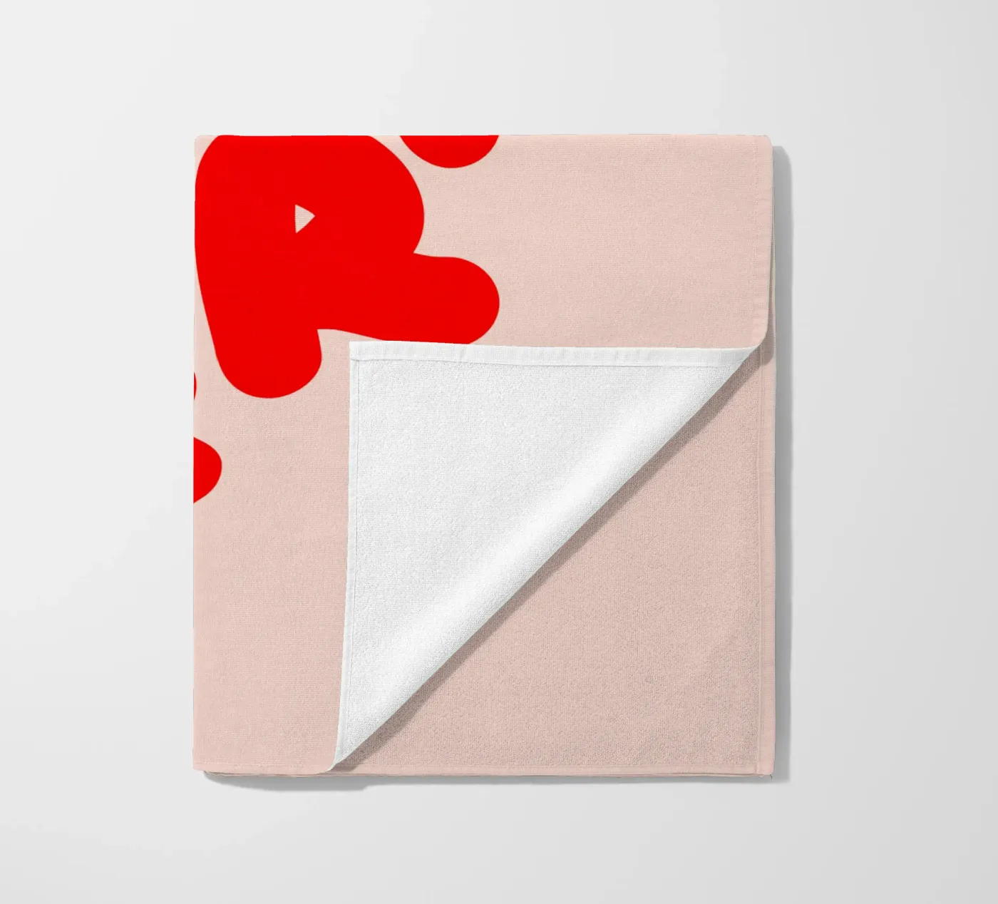 Amore Typography telo mare da Blisstype