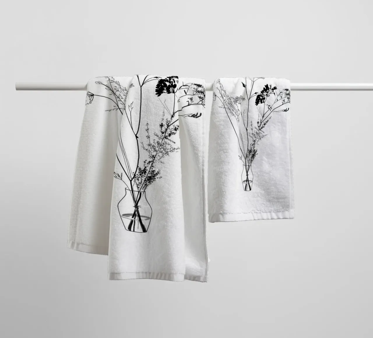 Bouquet di fiori asciugamano da bagno da SaraRosenbaum