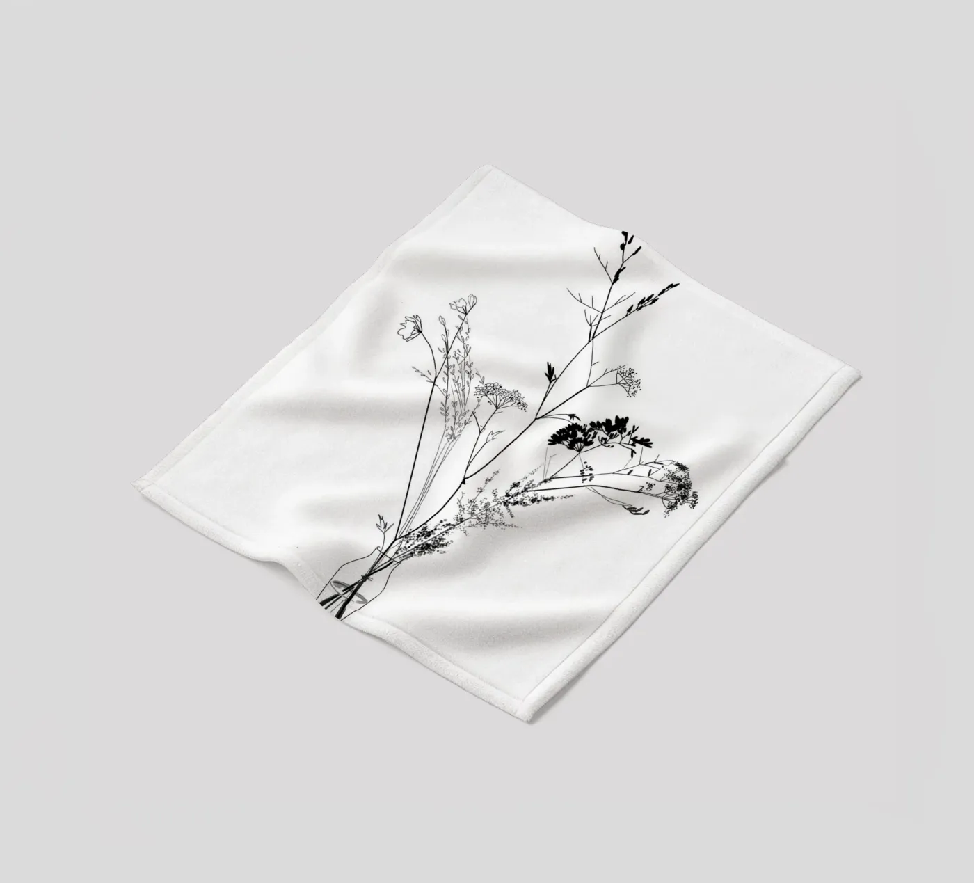 Blumenstrauß Fleecedecke von SaraRosenbaum