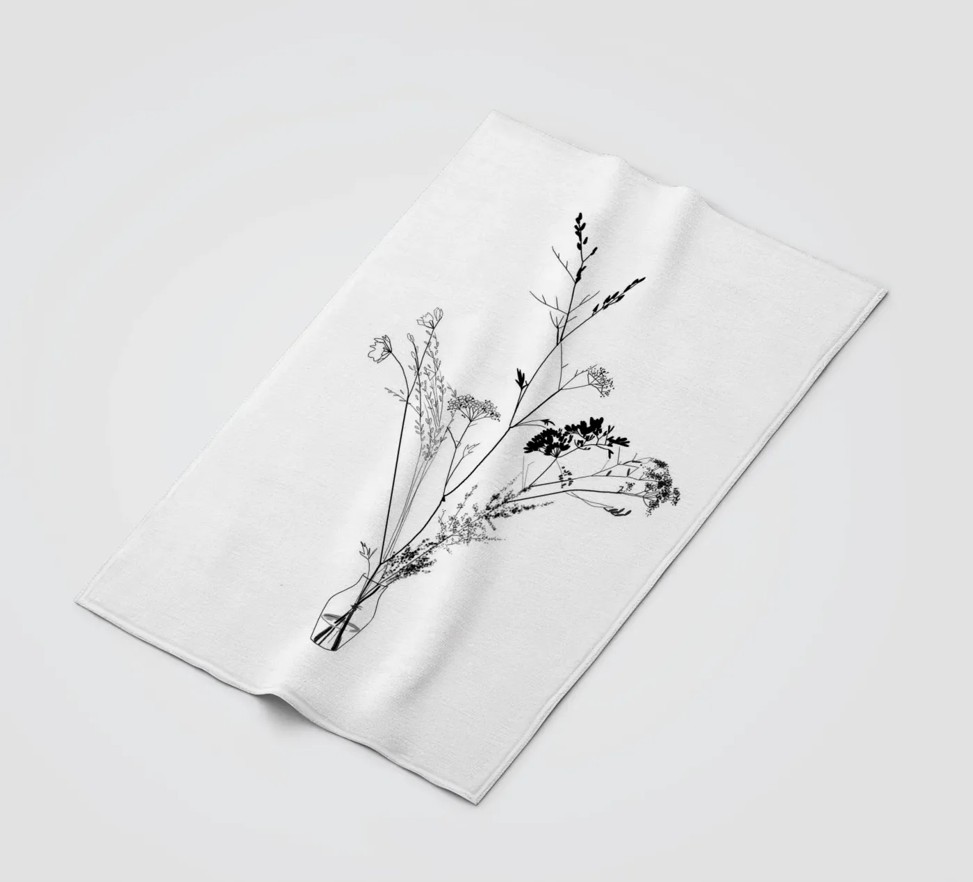 Blumenstrauß Fleecedecke von SaraRosenbaum