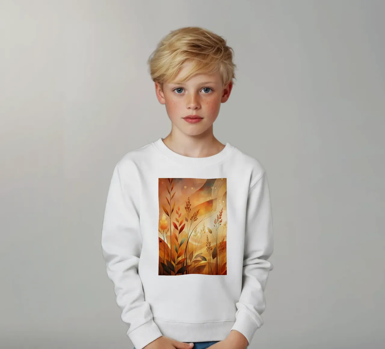 Prato autunnale felpa bambino da Artistic-shop