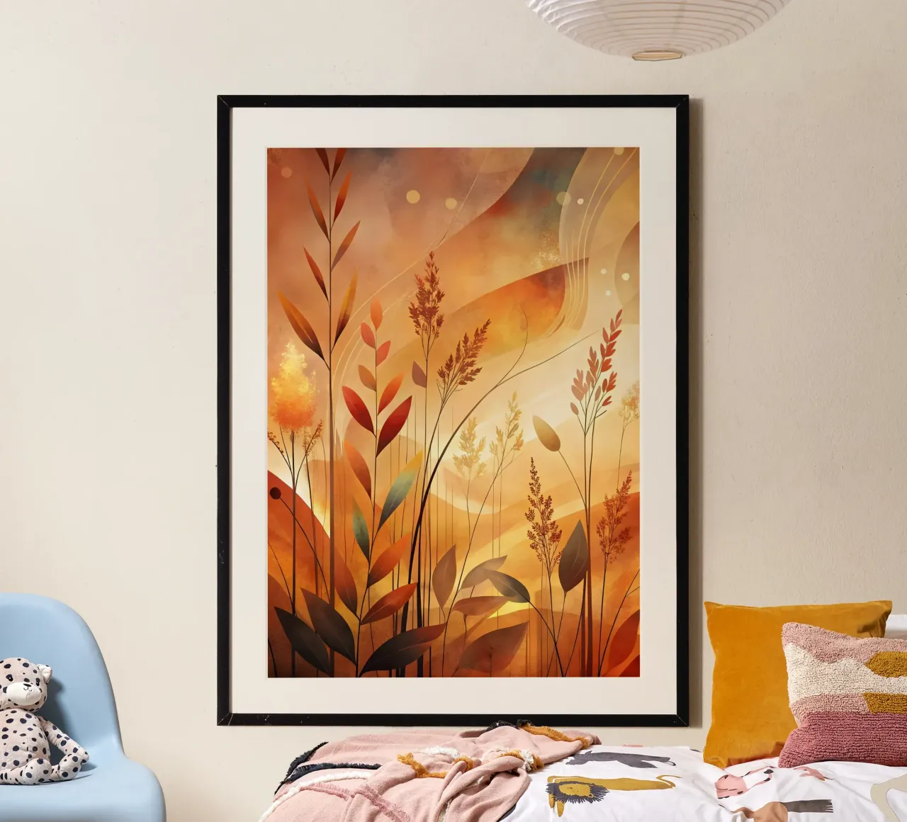 Herbstliche Wiese Poster von Artistic-shop