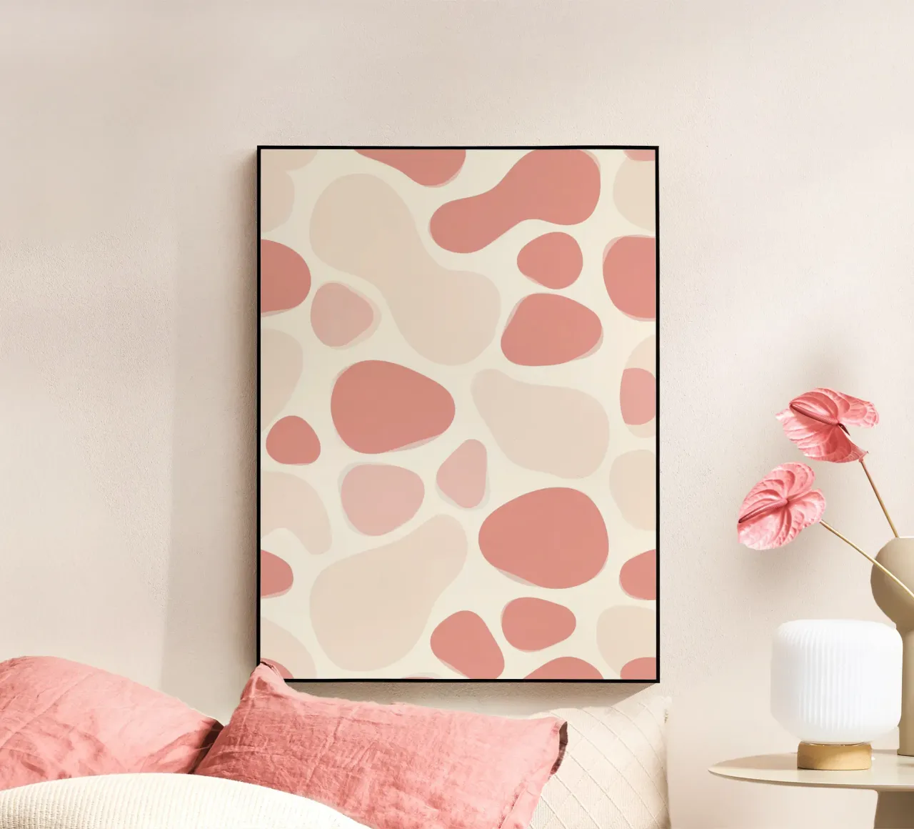 Organic Blush Abstract Pattern plexiglass da michi