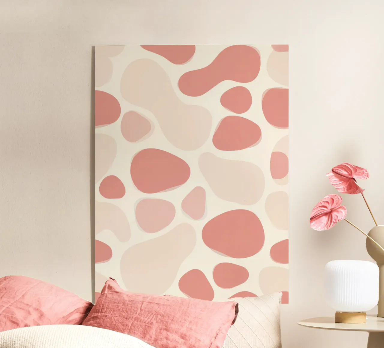 Organic Blush Abstract Pattern plexiglass da michi