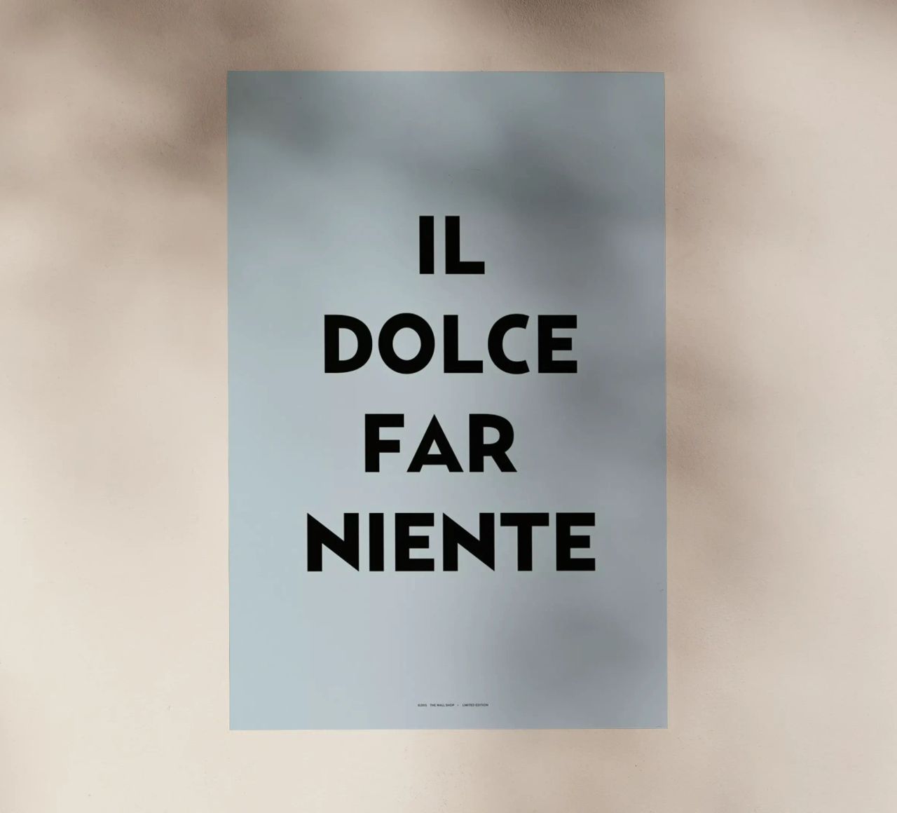 Il dolce far niente pellicola backlit da The Wall Shop