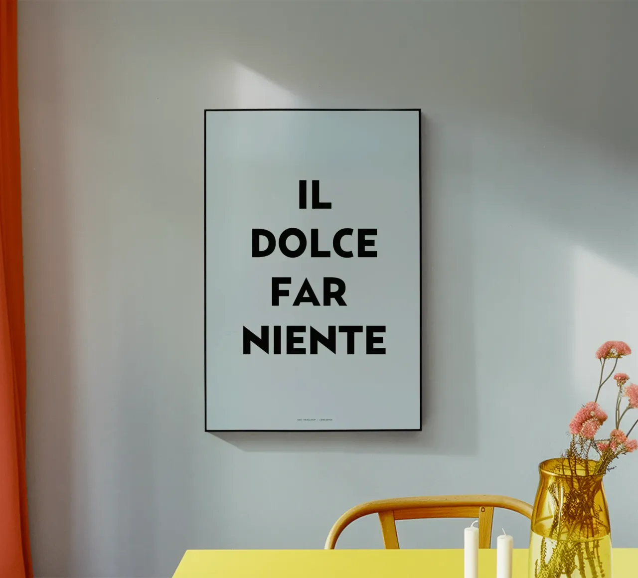 Il dolce far niente plexiglass da The Wall Shop