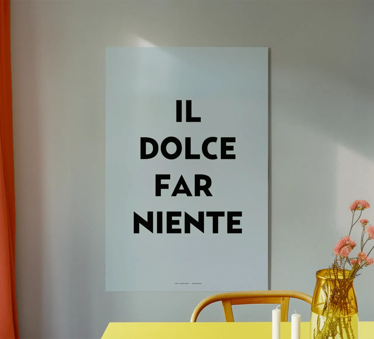 Il dolce far niente plexiglass da The Wall Shop