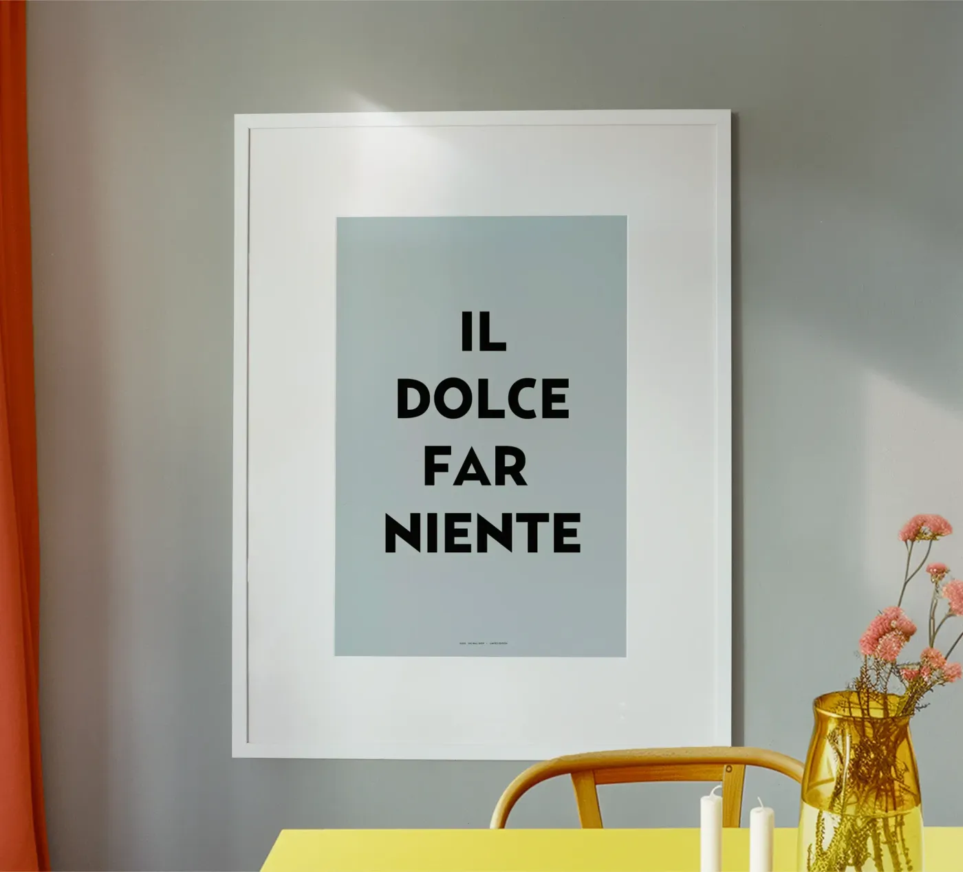 Il dolce far niente poster da The Wall Shop