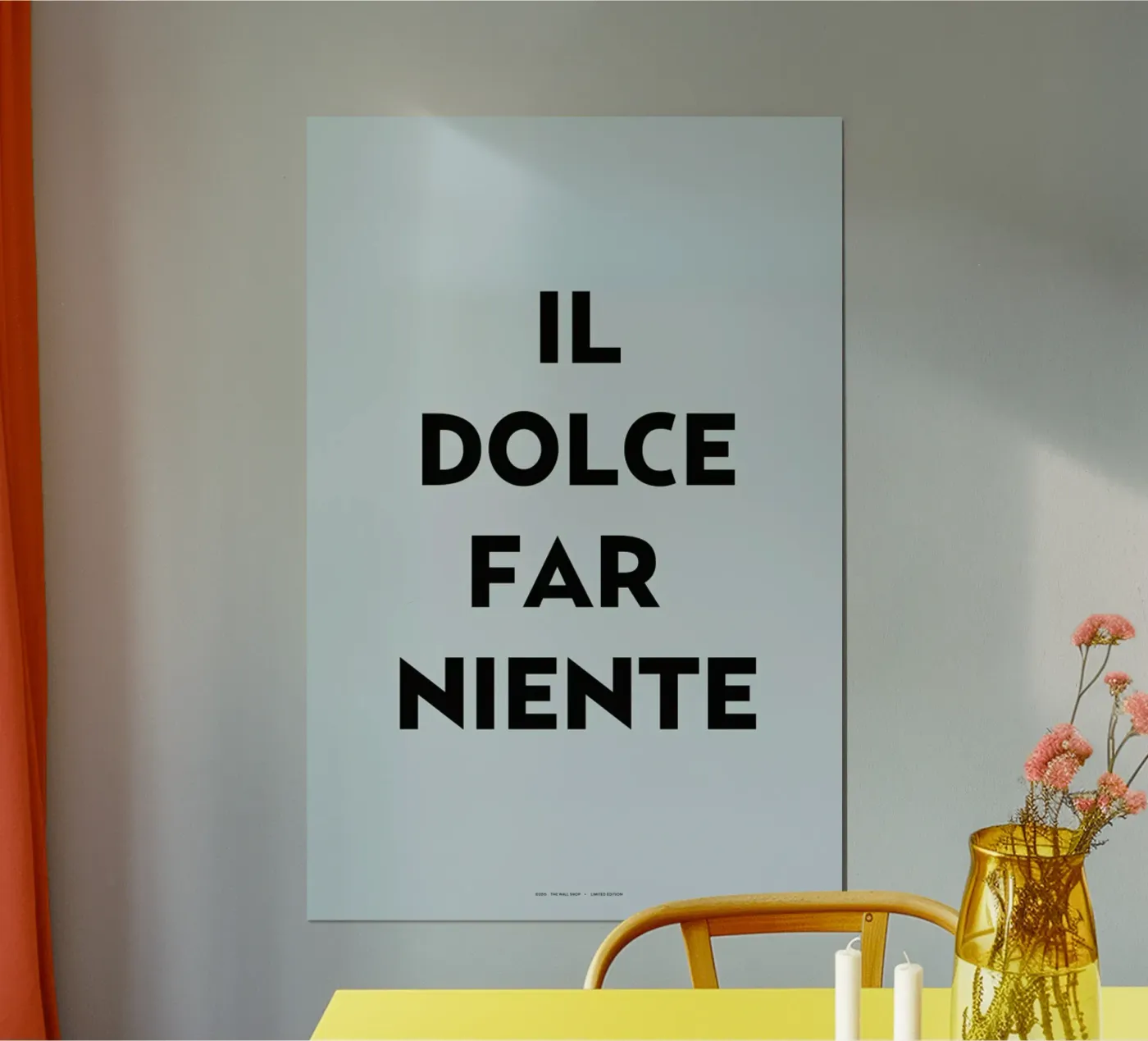 Il dolce far niente poster da The Wall Shop