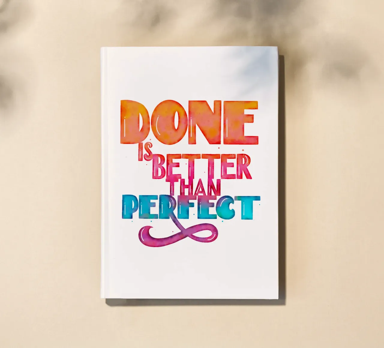 Zitat. Done IS Better Than Perfect. notebook by CalliLetters