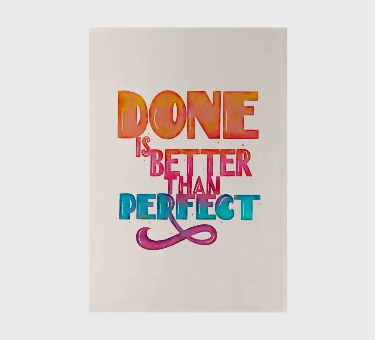 Zitat. Done IS Better Than Perfect. notebook by CalliLetters