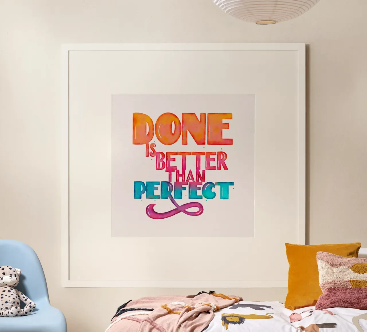 Zitat. Done IS Better Than Perfect. hahnemühle by CalliLetters