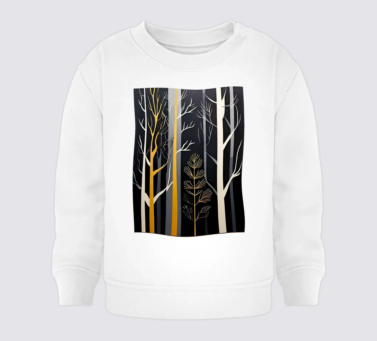 Solitudine d'oro felpa neonato da Artistic-shop