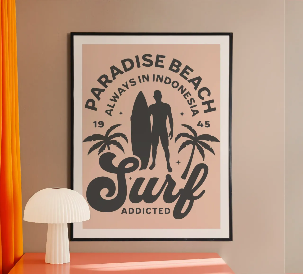 Paradise Beach always in Indonesia , Surf Addicted hahnemühle by Gunawan Rb