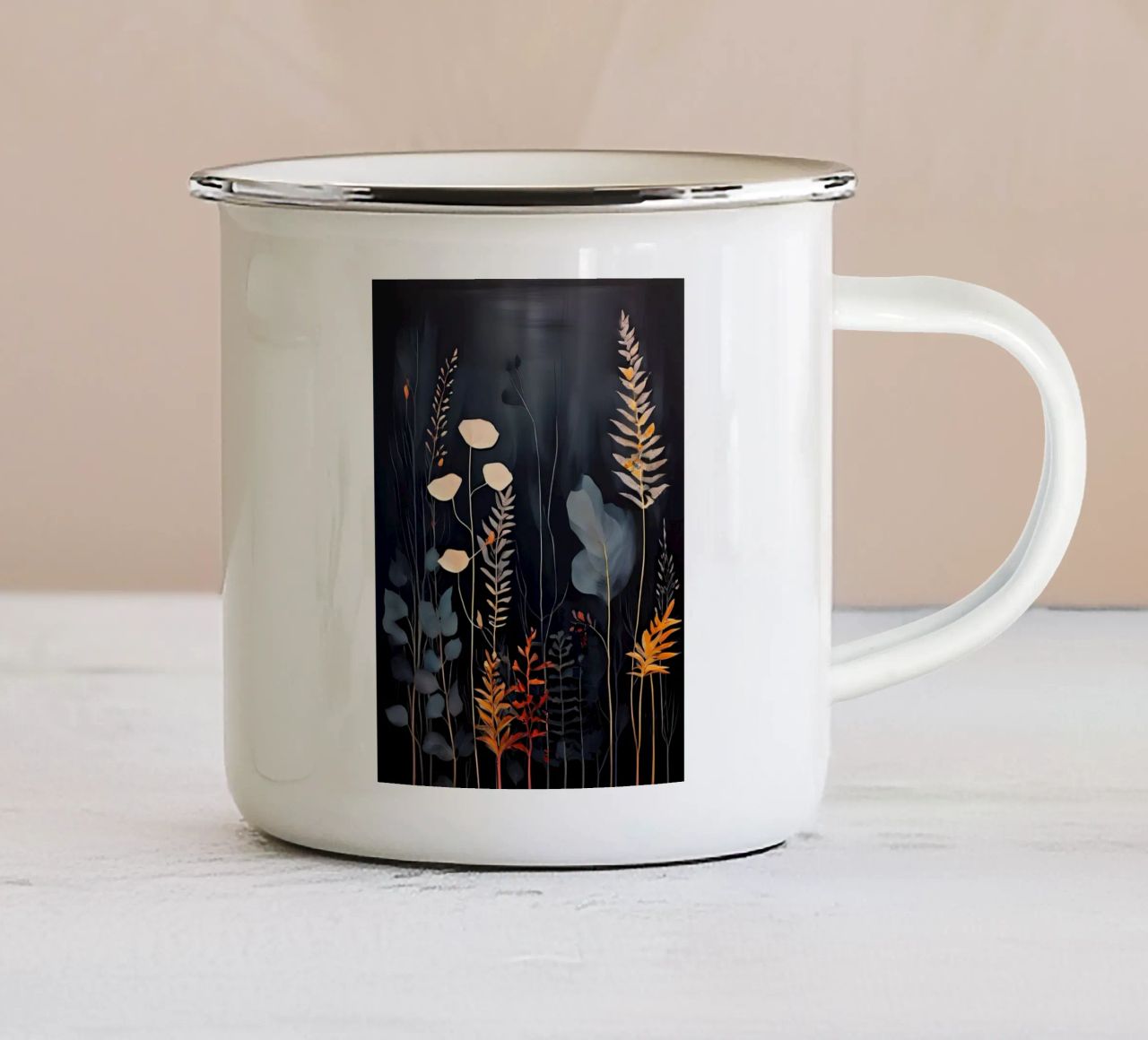 Foresta effimera tazza in smalto da Artistic-shop