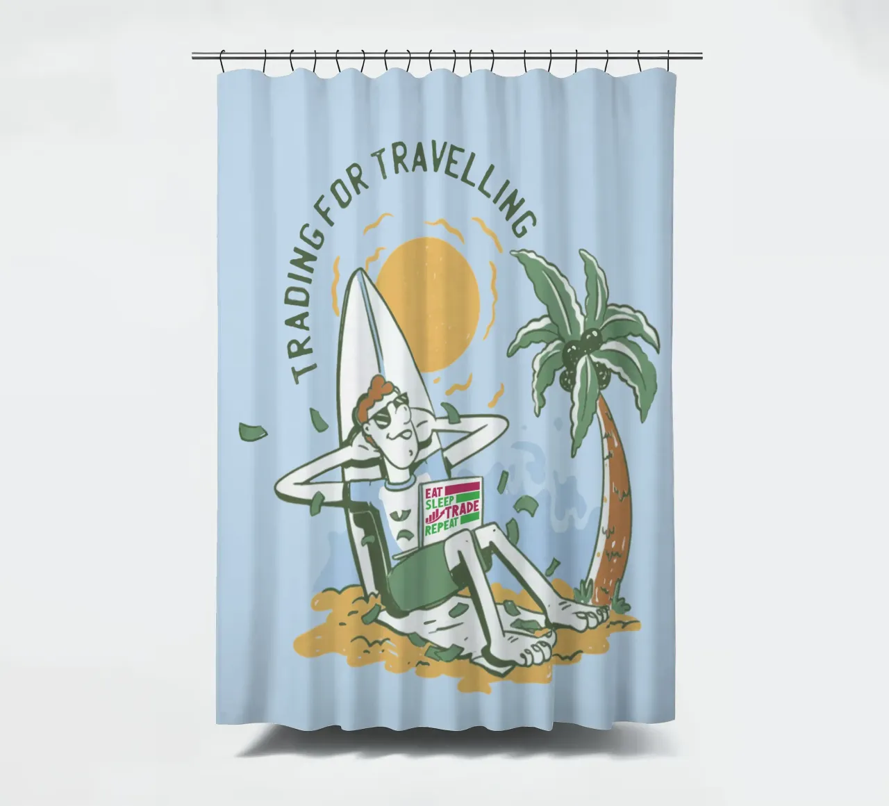 Trading for Travelling shower curtain by Gunawan Rb