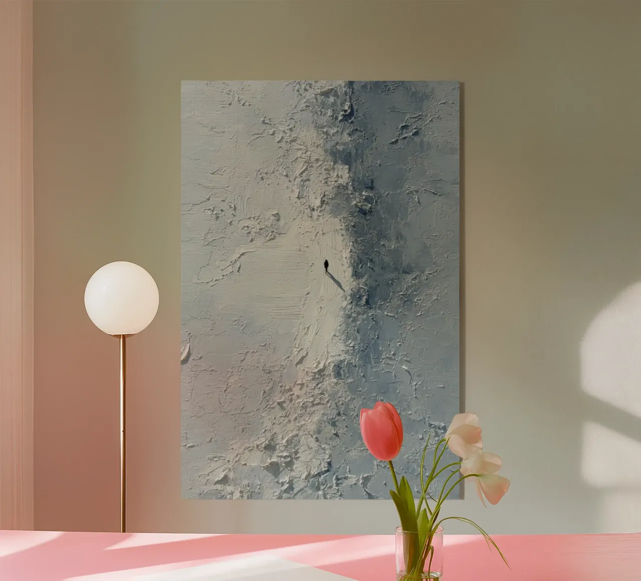 Alone Between Silence and Light plexiglass da Tinyverse Studio