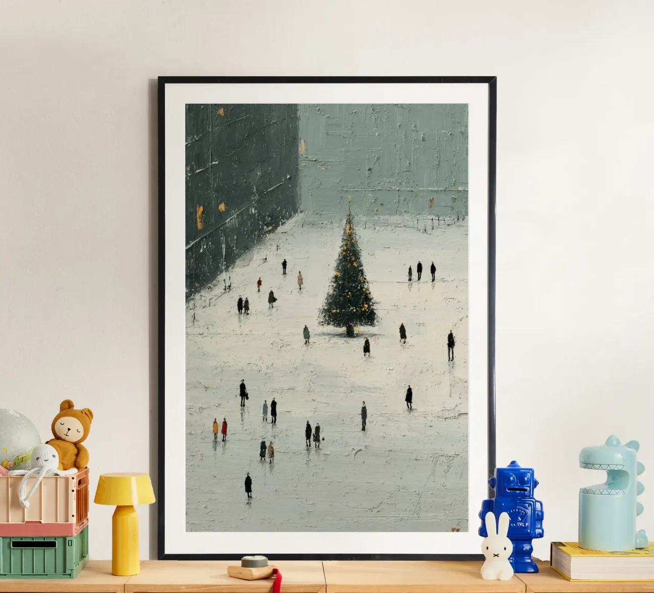 Winter Constellation poster van Tinyverse Studio