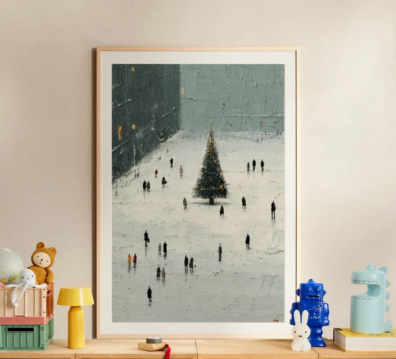 Winter Constellation poster van Tinyverse Studio