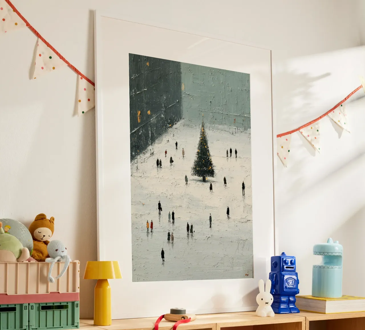 Winter Constellation poster van Tinyverse Studio